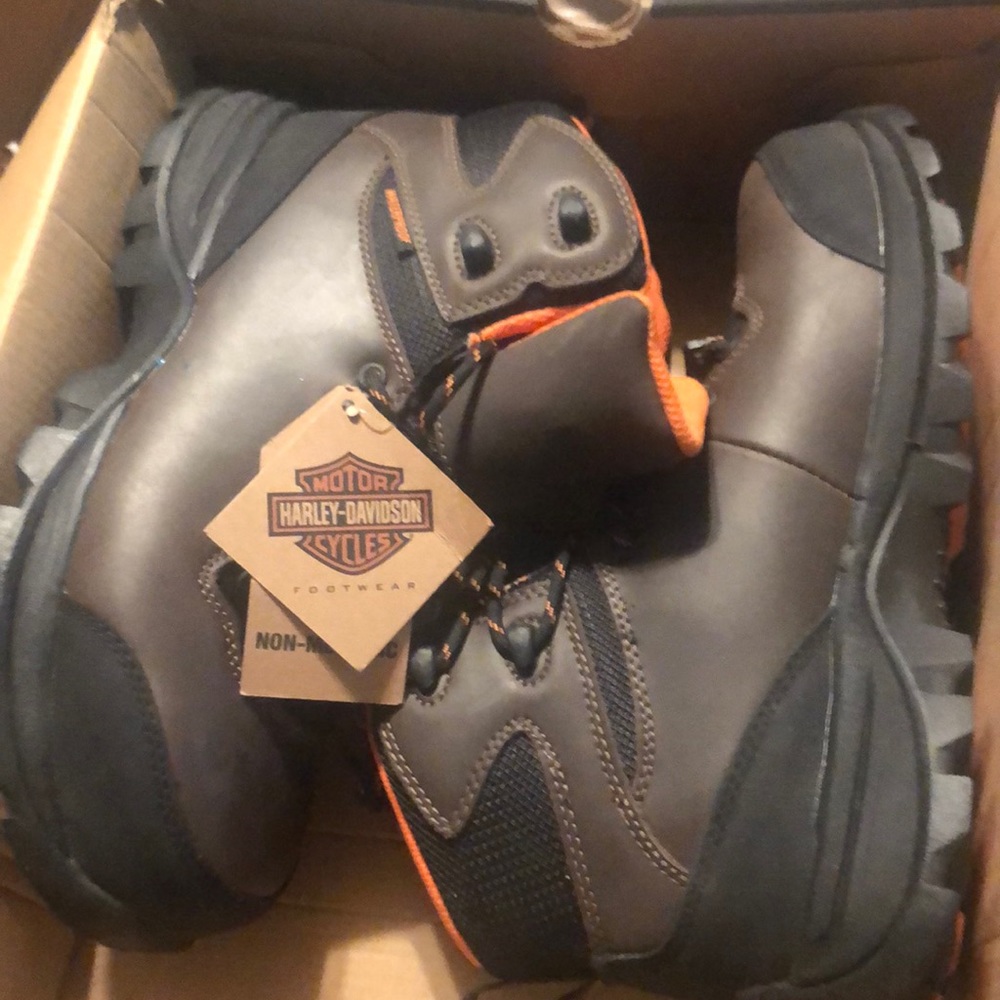 Harley Davidson boots safety toe